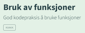 Bilde av blogginnlegg om bruk av funksjoner