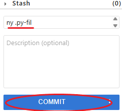 Commit message