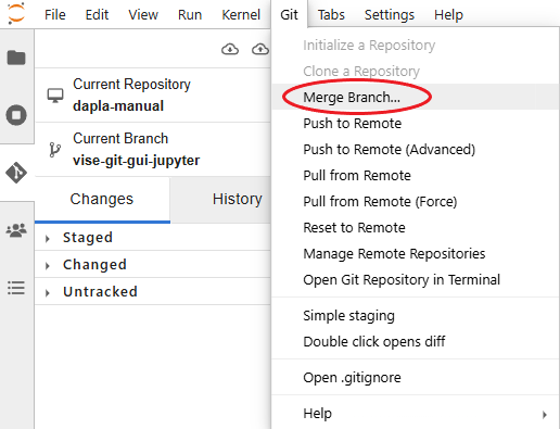 git merge